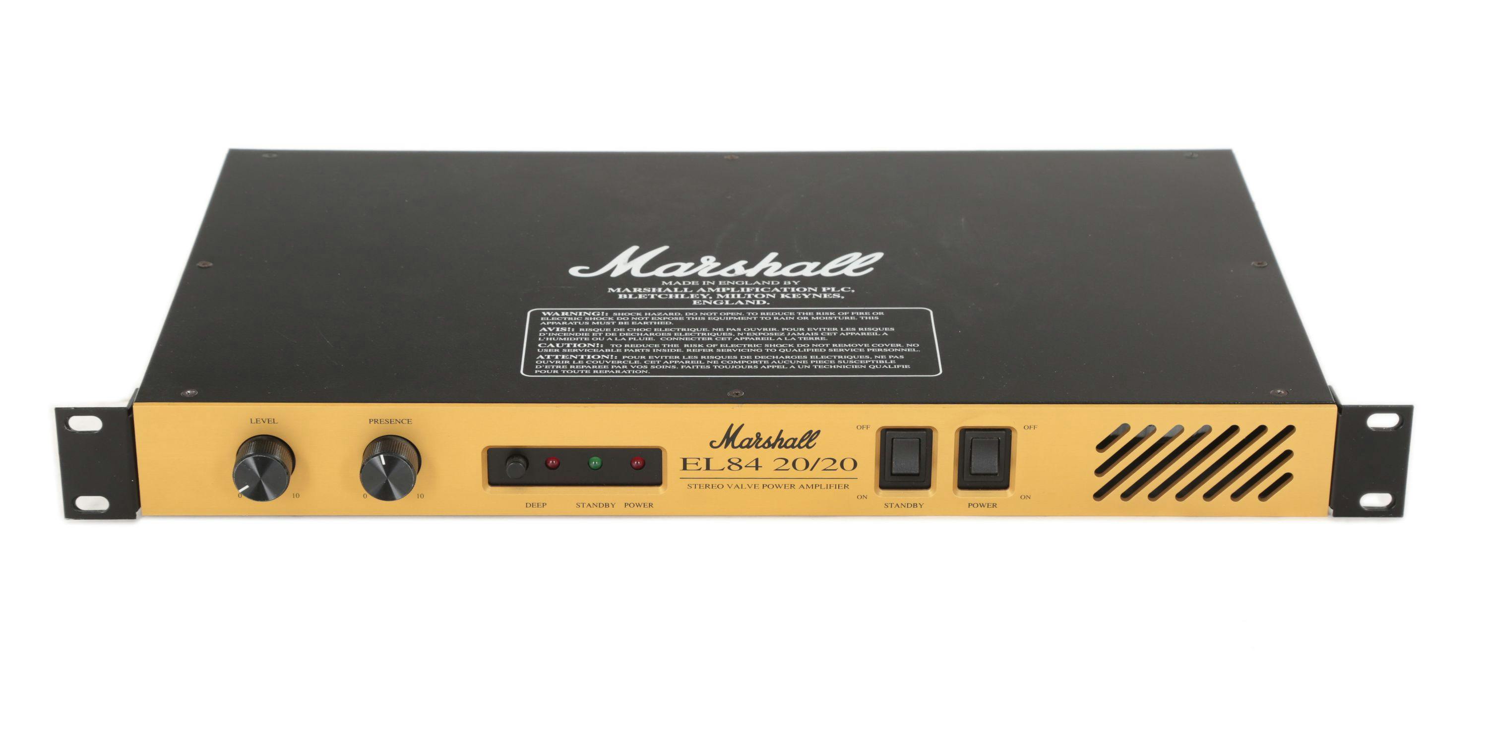 Second Hand Marshall EL84 20/20 Rack Power Amp - Andertons Music Co.